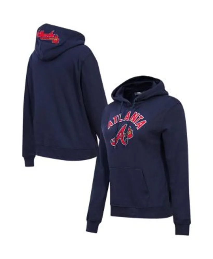 Atlanta Braves Pro Standard Varsity Logo Full-Zip Jacket - Navy/White