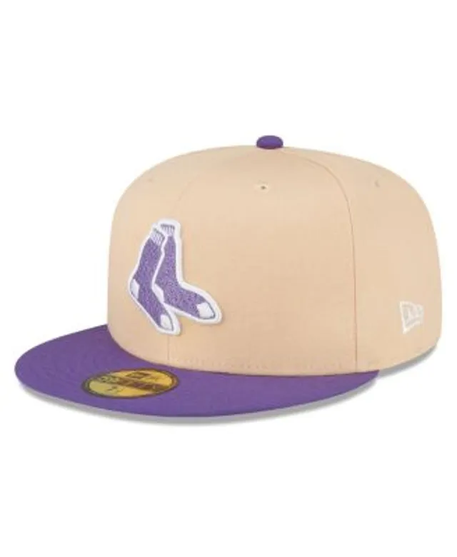 Men's New York Yankees New Era Peach/Purple Subway Series Side