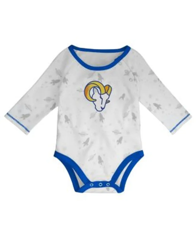 Dallas Cowboys Dream Team Newborn & Infant Bodysuit, Pants & Hat Set -  White/Navy