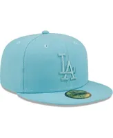 Men's New Era Light Blue Atlanta Braves Color Pack 59FIFTY Fitted Hat