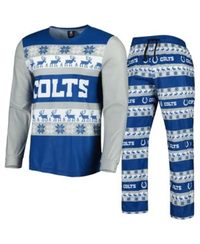 FOCO Women's Royal Indianapolis Colts Ugly Pajamas Set - Macy's