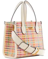 Silvana Colorful Straw Mini Tote