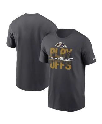 Nike Men's Philadelphia Eagles Playoffs 2022 Icon Anthracite T-Shirt