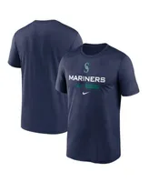 Nike / Youth Boys' Seattle Mariners Blue Authentic Collection Dri-FIT  Legend Long Sleeve T-Shirt