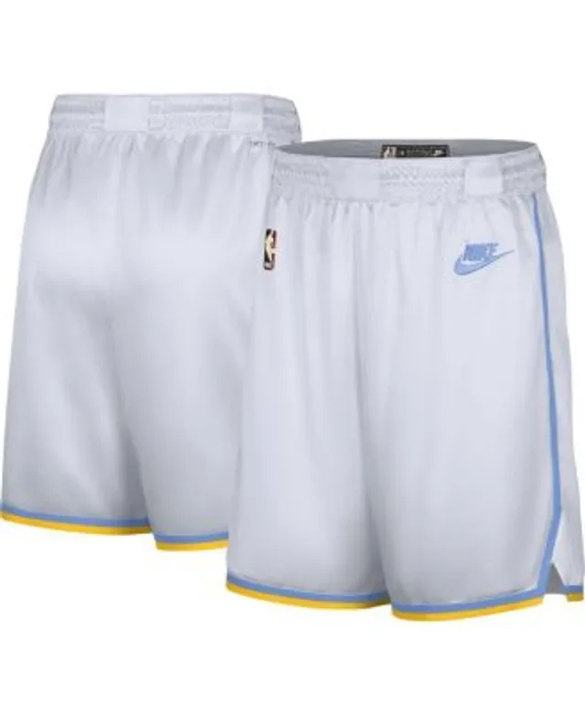 Nike Los Angeles Lakers City Edition 2020 Swingman Basketball Shorts Small  Blue