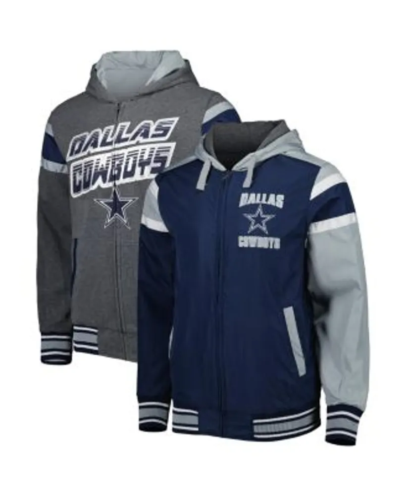 Dallas Cowboys Grey Coaches Sidelines Crewneck Sweatshirt