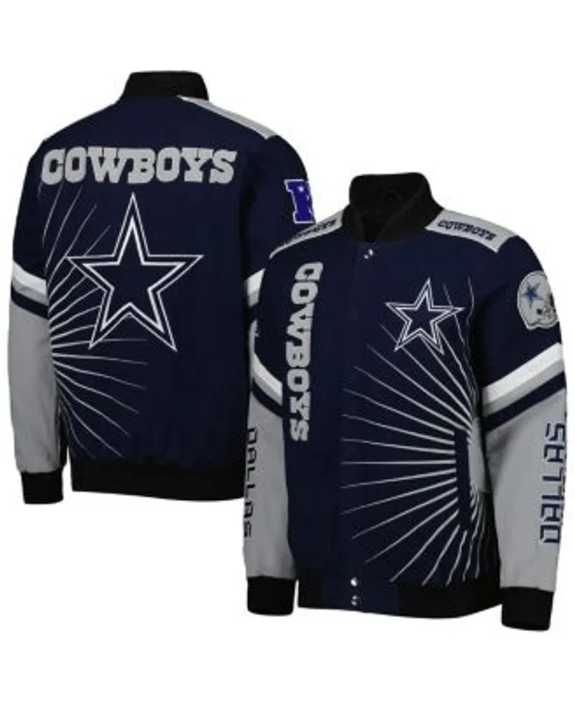 Men's Dallas Cowboys Pro Standard Navy/White Logo Varsity Full-Zip Jacket