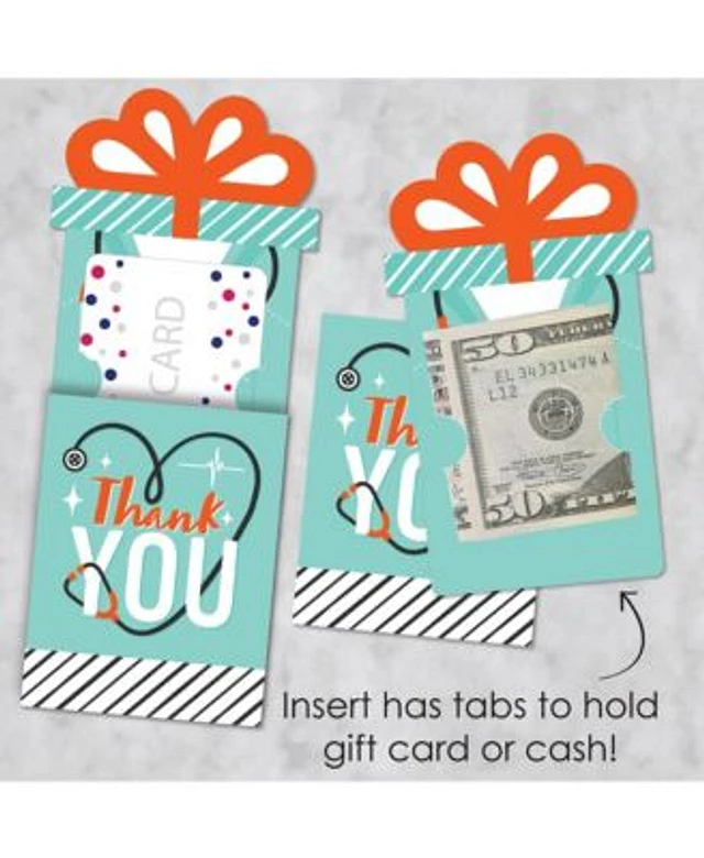 Big Dot of Happiness Thank You Doctors Appreciation Week Nifty Gifty Card  Holders 8 Ct | Connecticut Post Mall