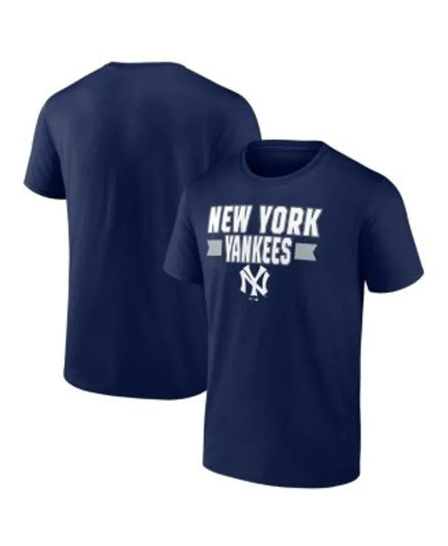 Men's Fanatics Branded Navy/Gray New York Yankees True Classics Long Sleeve  Raglan T-Shirt