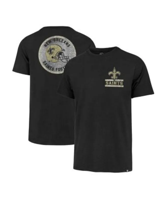 Men's Fanatics Branded Black New Orleans Saints Vintage Arch T-Shirt Size: Medium: