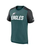 Nike Men's Color Block Team Name (nfl Philadelphia Eagles) T-shirt In Green