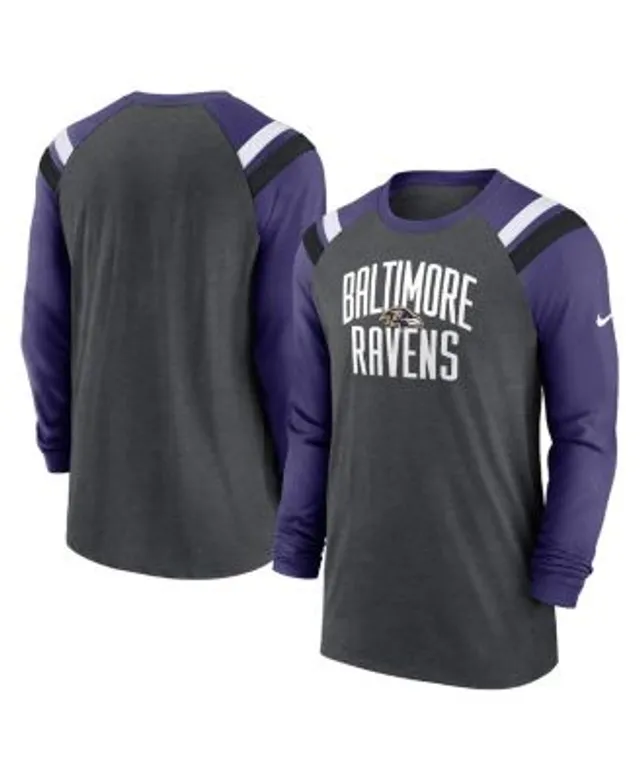 Men's Baltimore Ravens Fanatics Branded Heathered Purple End