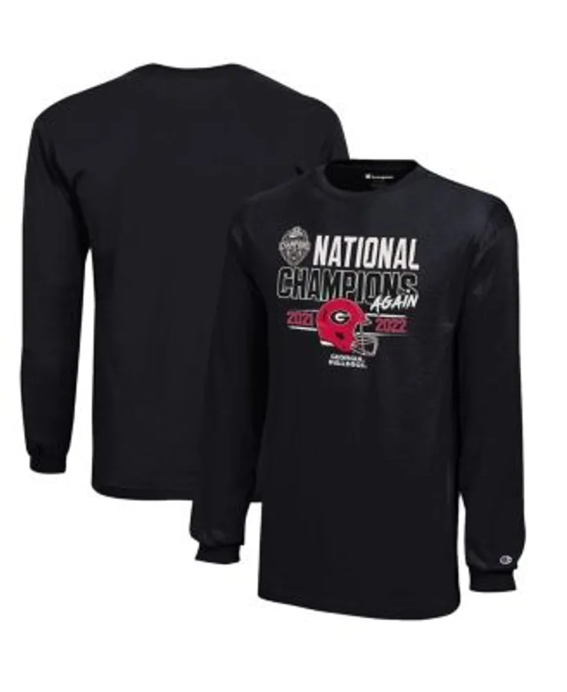Men's Nike Red Georgia Bulldogs College Football Playoff 2021 National Champions  Locker Room T-Shirt