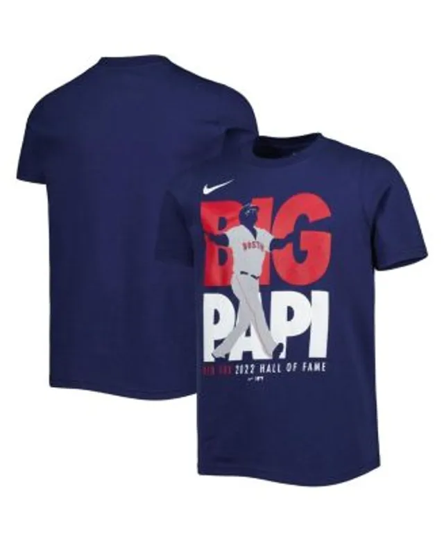 David Ortiz Boston Red Sox Nike Youth 2022 Hall of Fame Logo