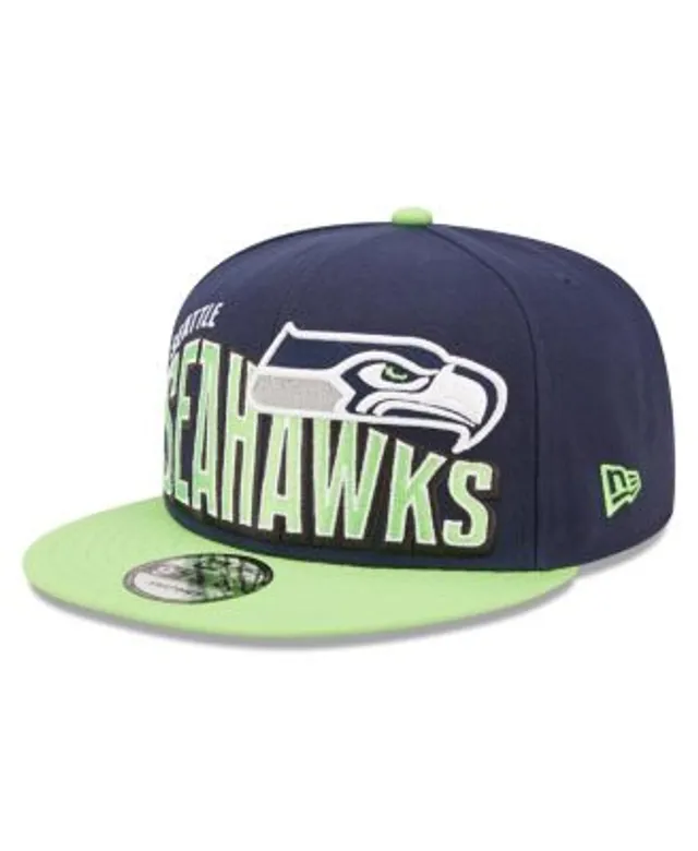 Men's New Era College Navy Seattle Seahawks A-Frame 9FIFTY