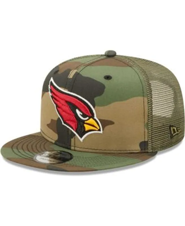 Denver Broncos New Era Historic Logo Trucker 9FIFTY Snapback Hat - Camo /Olive