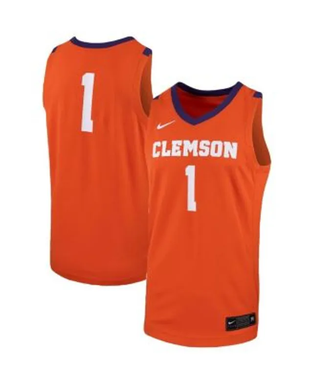 Nike Men's Clemson Tigers Replica Baseball Jersey - Macy's