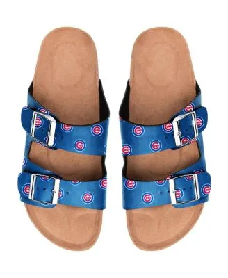FOCO Women's Las Vegas Raiders Mini Print Double-Buckle Sandals