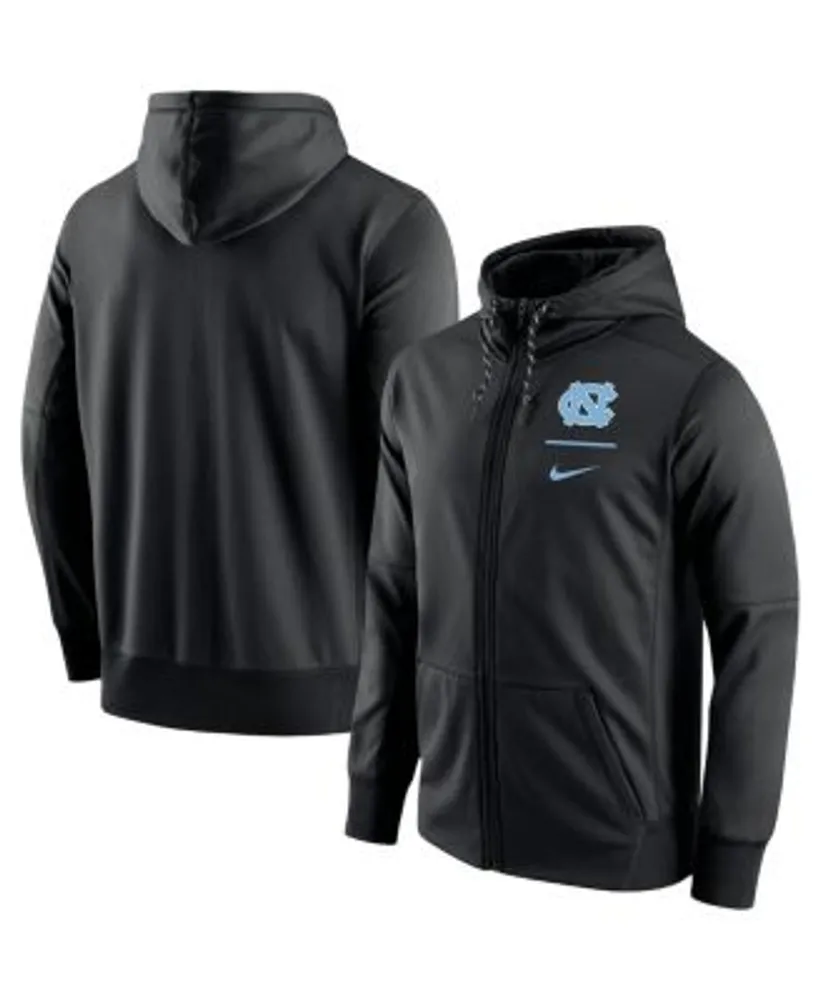 Women's Nike Black Carolina Panthers Sideline Stack Performance Pullover Hoodie