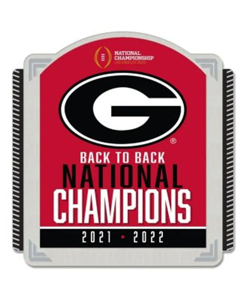 Georgia Bulldogs Nike College Football Playoff 2022 National Champions Logo  T-Shirt - Red