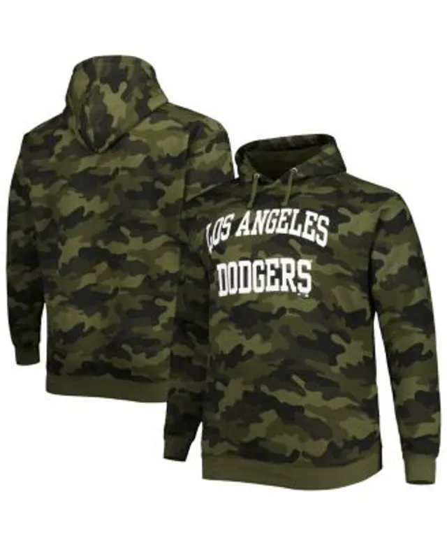 Men's Los Angeles Dodgers Nike Black Season Pattern Pullover Hoodie