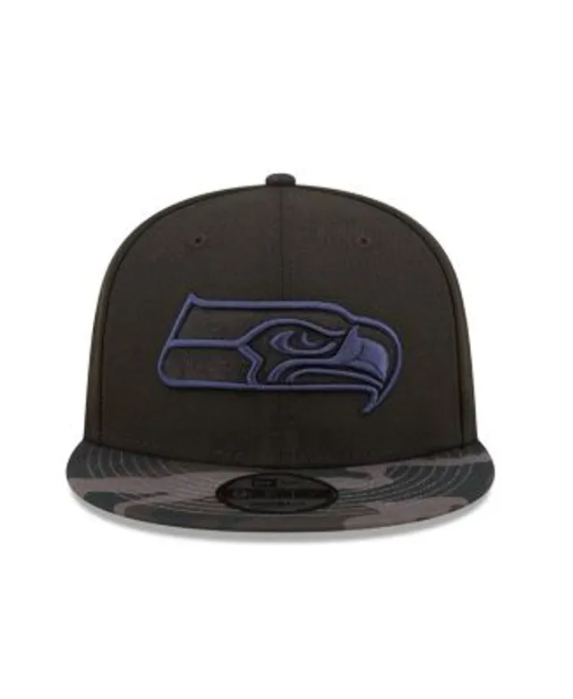 New Era Men's New Era Camo Seattle Seahawks Punched Out 39THIRTY Flex Hat