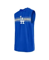 Lids Chicago Cubs Jersey Muscle Sleeveless Pullover Hoodie - Royal