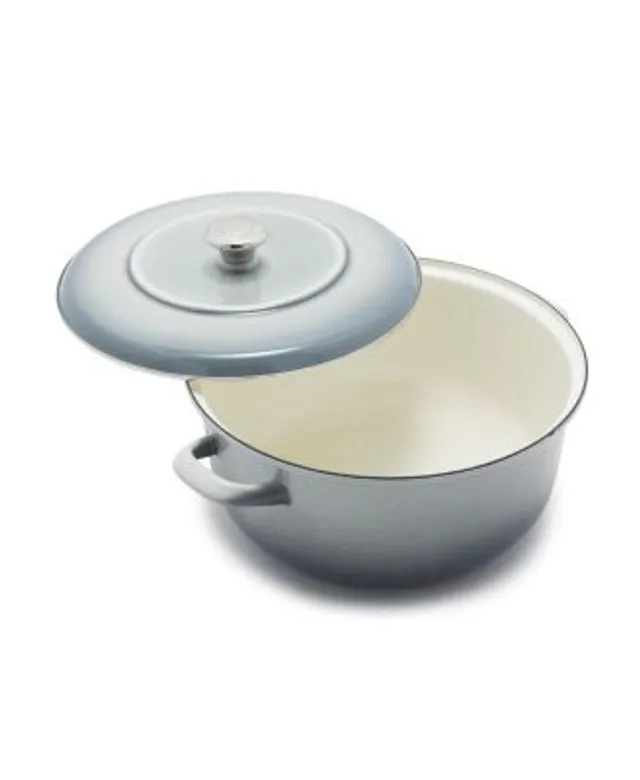 Merten & Storck Enameled Iron 1873 Dutch Oven, 5.3-Quart, Cloud Gray