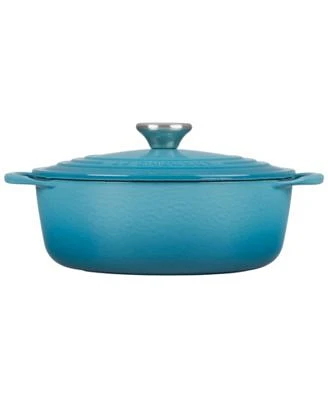 2.75-Qt. Enameled Cast Iron Shallow Round Dutch Oven