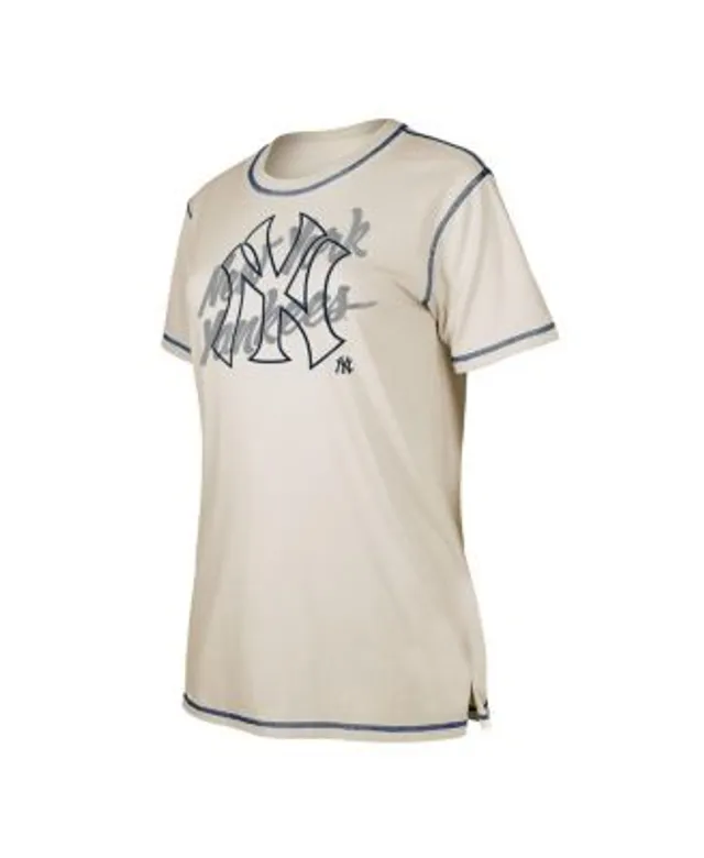 New Era Women's Navy New York Yankees Team Stripe T-shirt - Macy's