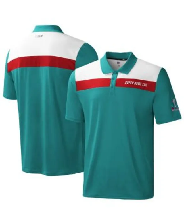 Nike Men's White, Teal Florida Marlins Cooperstown Collection Rewind Stripe  Polo Shirt