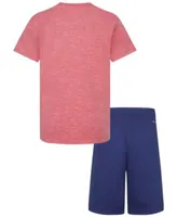 Little Boys 2 Piece Icon T-shirt and Shorts Set