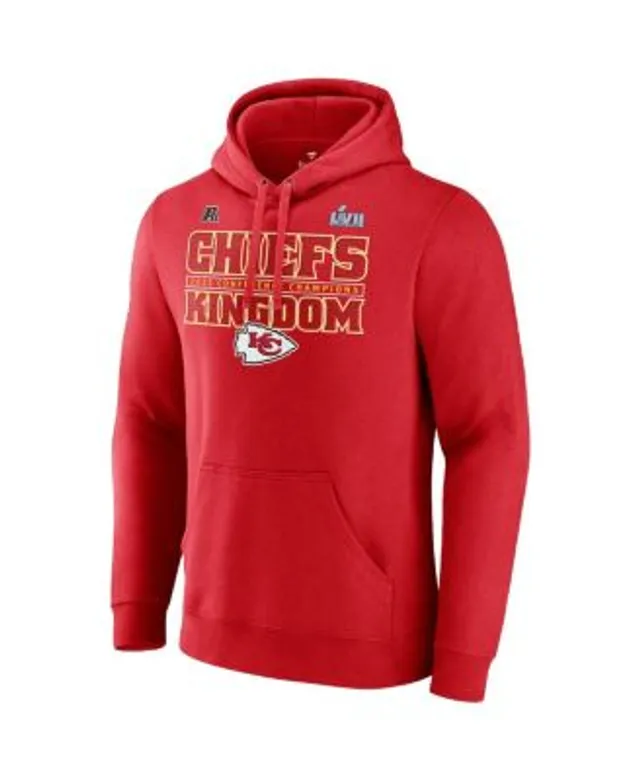 Nike Youth Kansas City Chiefs Team Stripes Red Pullover Hoodie