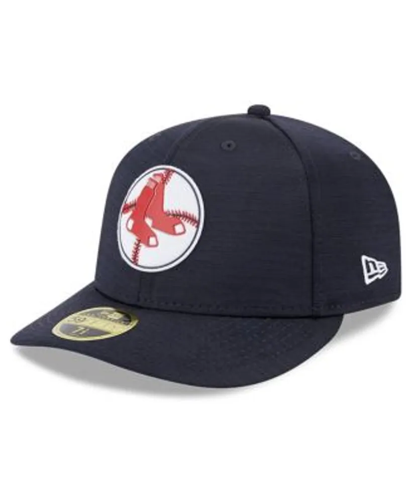 Men's Boston Red Sox New Era Navy White Logo 59FIFTY Fitted Hat