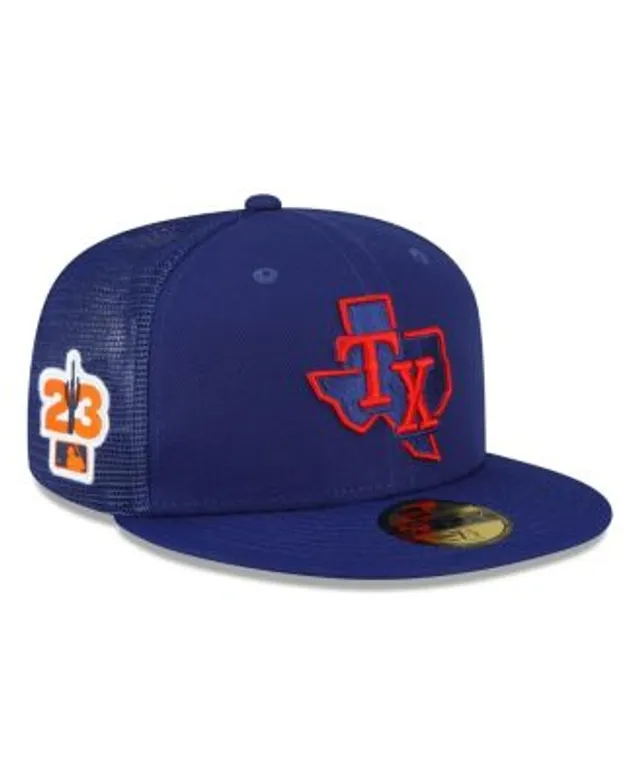 Texas Rangers New Era 2023 Clubhouse 59FIFTY Fitted Hat - Royal