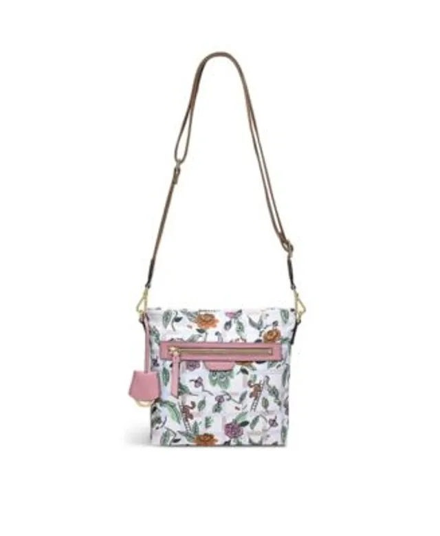 COACH Floral Printed Small Leather Zip-Top Wristlet - Macy's