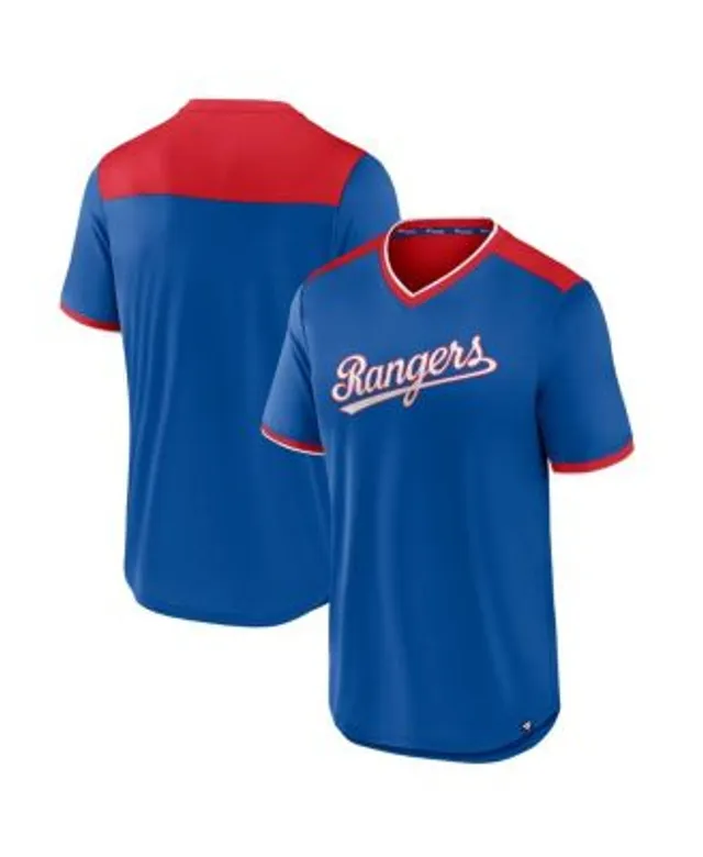 Women's Fanatics Branded Royal/Red Texas Rangers Fan T-Shirt Combo Set