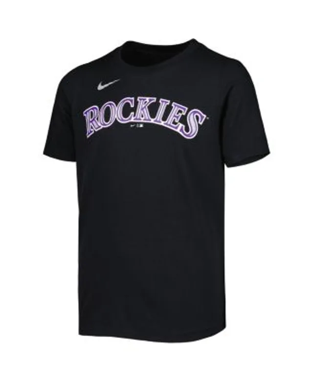 Youth Nike Kris Bryant Black Colorado Rockies Player Name & Number T-Shirt Size: Large