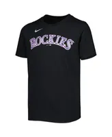 Nike Kris Bryant Black Colorado Rockies Name & Number T-Shirt