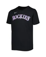 Youth Nike Charlie Blackmon Black Colorado Rockies Player Name