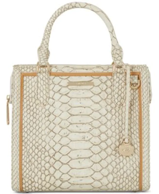 Brahmin Elaine Melbourne Embossed Leather Satchel - Macy's