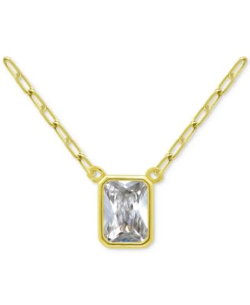 Giani Bernini Cubic Zirconia 3-Pc. Set Pendant Necklace & Stud