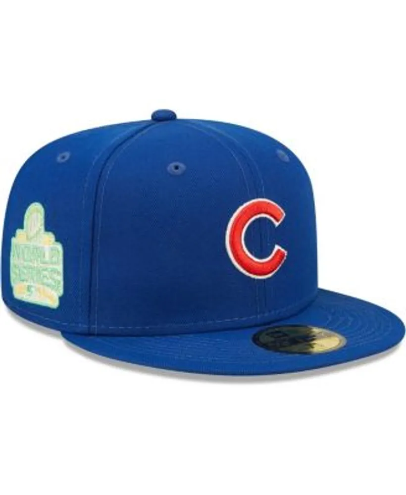 New Era Chicago Cubs Black & Red 59FIFTY Fitted Cap - Macy's