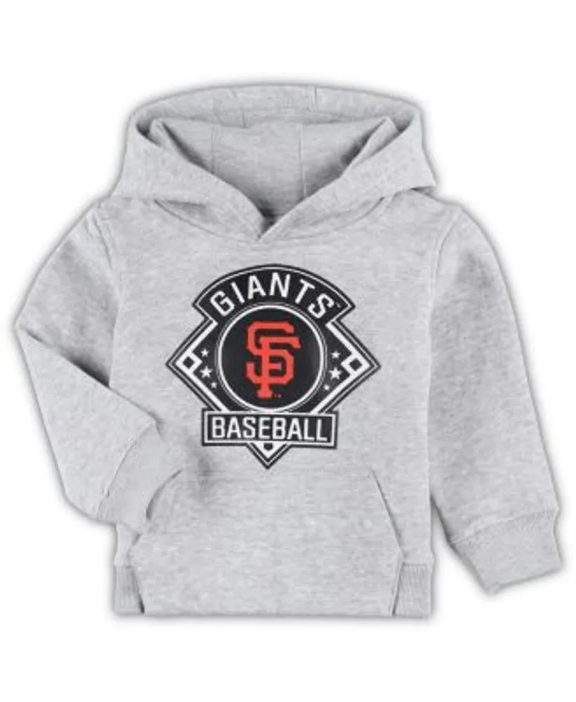 Chicago White Sox Youth Primary Team Logo Pullover Hoodie - Heathered Gray