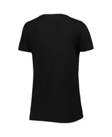 Chicago White Sox New Era Women's Plus Size Space Dye Raglan V-Neck T-Shirt  - Black