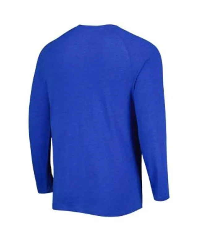 Men's Concepts Sport Light Blue Kansas City Royals Inertia Raglan Long Sleeve Henley T-Shirt Size: Small