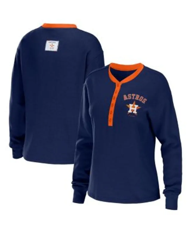 Houston Astros '47 Women's Statement Long Sleeve T-Shirt - Navy