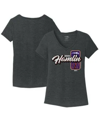 Women's Touch Black Pittsburgh Pirates Halftime Back Wrap Top V-Neck T-Shirt Size: Small