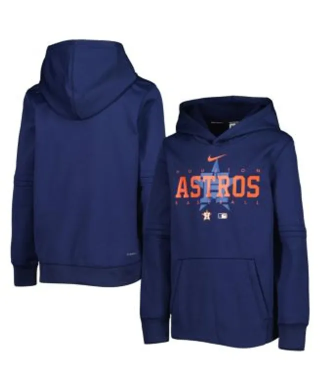 Youth Nike Navy Houston Astros Pregame Performance Pullover Hoodie