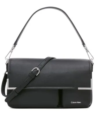 Michael Kors Greenwich Convertible Leather Shoulder Bag - Macy's